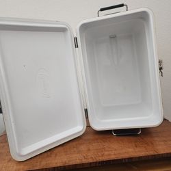 Vintage Stainless Steel  Cooler