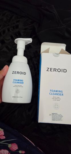 ZEROID Foaming Cleanser 240ml Mild Care for Sensitive & Dry Skin