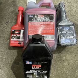 Engine coolant brake fluid power steering radiator flush