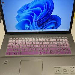 Asus Vivobook 17.3” Screen Laptop Intel Core i7-1065g7 16gb 1Tb Windows 11 Like New 