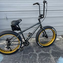 Custom Beach Cruiser 7sp Front And Rear Disc Brakes 