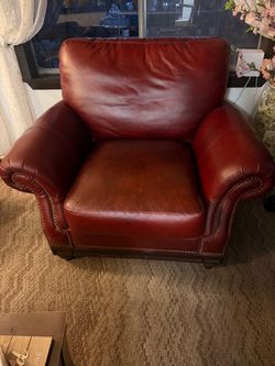 Stana 48” Genuine Leather Club Chair