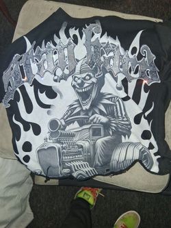 Rebel minds black clown t-shirt