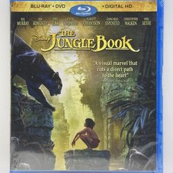 THE JUNGLE BOOK Disney Blu-Ray + DVD + Digital HD NEW BRAND NEW IN SHRINK WRAP