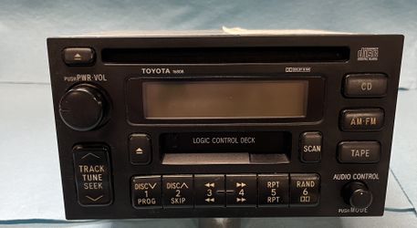 Toyota Stock AM/FM CD TAPE Head Unit
