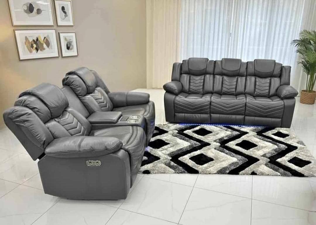 Sofá Y Loveseat Reclinable Electrico 