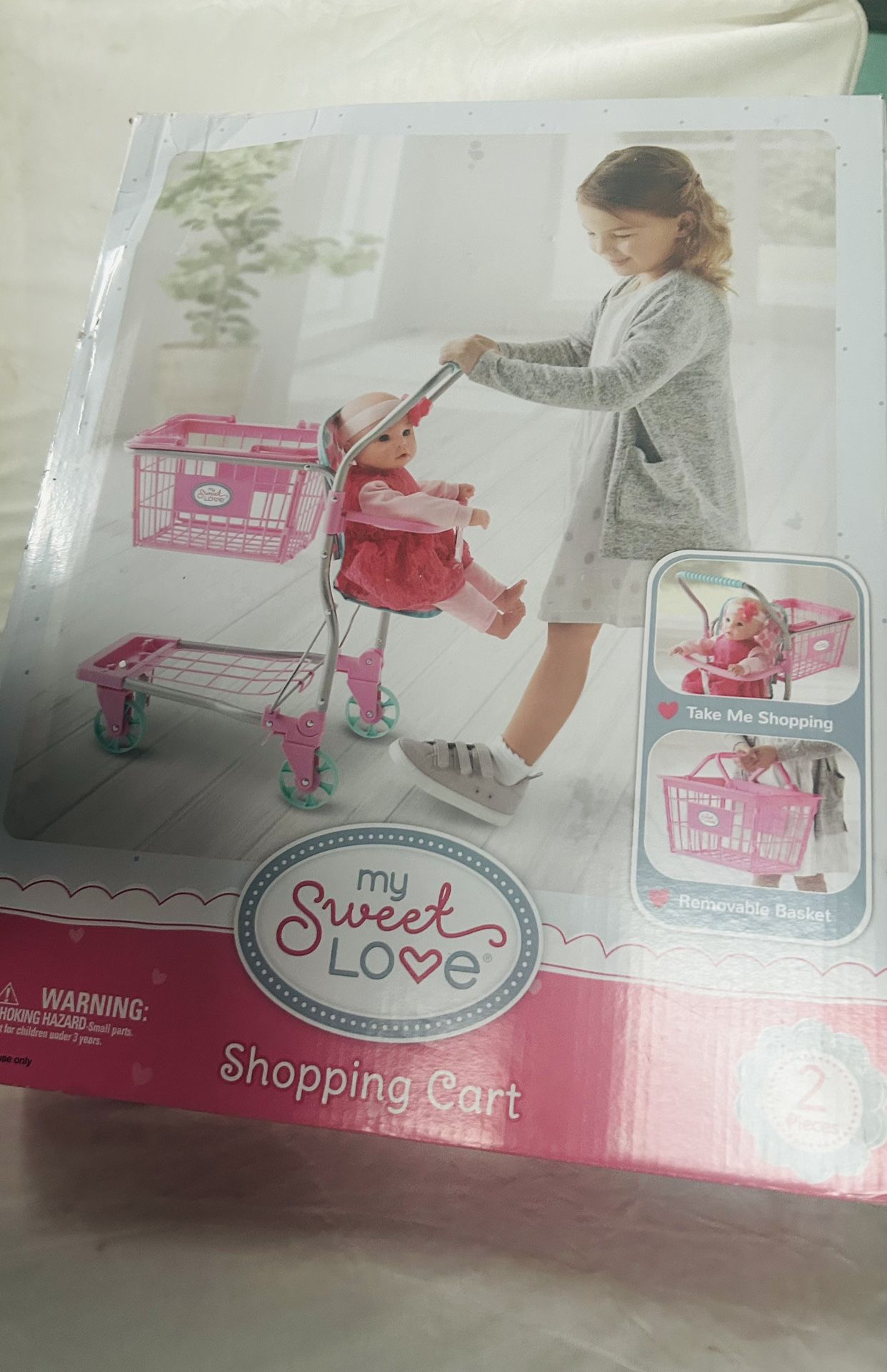 Toy Shopping Cart- For That Special Little Girl, Carry Her Toys And Baby Toys, Brand New!!!!!!!!