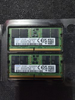 Samsung DDR5 5600 32GB 16X2, sodimm MATCHED PAIR