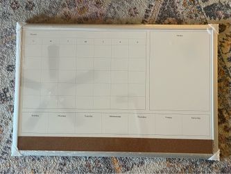 Large Dry Erase Whiteboard Calendar Monthly & Weekly *BRAND NEW!*