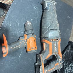 Rigid Mega Max Sawzall And Drill