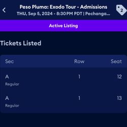 Peso Pluma Tickets