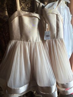 JCPenney Champagne Girl Dress Size 14 and 16