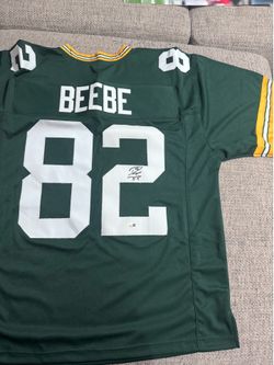 DON BEEBE Signed Autograph Custom Jersey- JSA Coa - Green Bay Packers