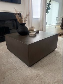 CB2 CONCRETE COFFEE TABLE