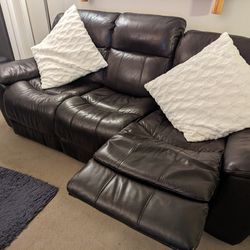 Leather Recliner Couch For Sale $200 OBO
