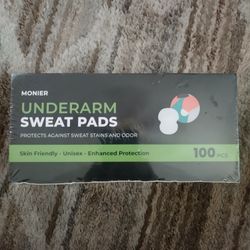 MONIER Armpit Sweat Pads for Under Arms - Extra Comfort, For Hyperhidrosis, for Men and Women, Not Visible, Disposable Dress Shields/Guards, Anti Swea