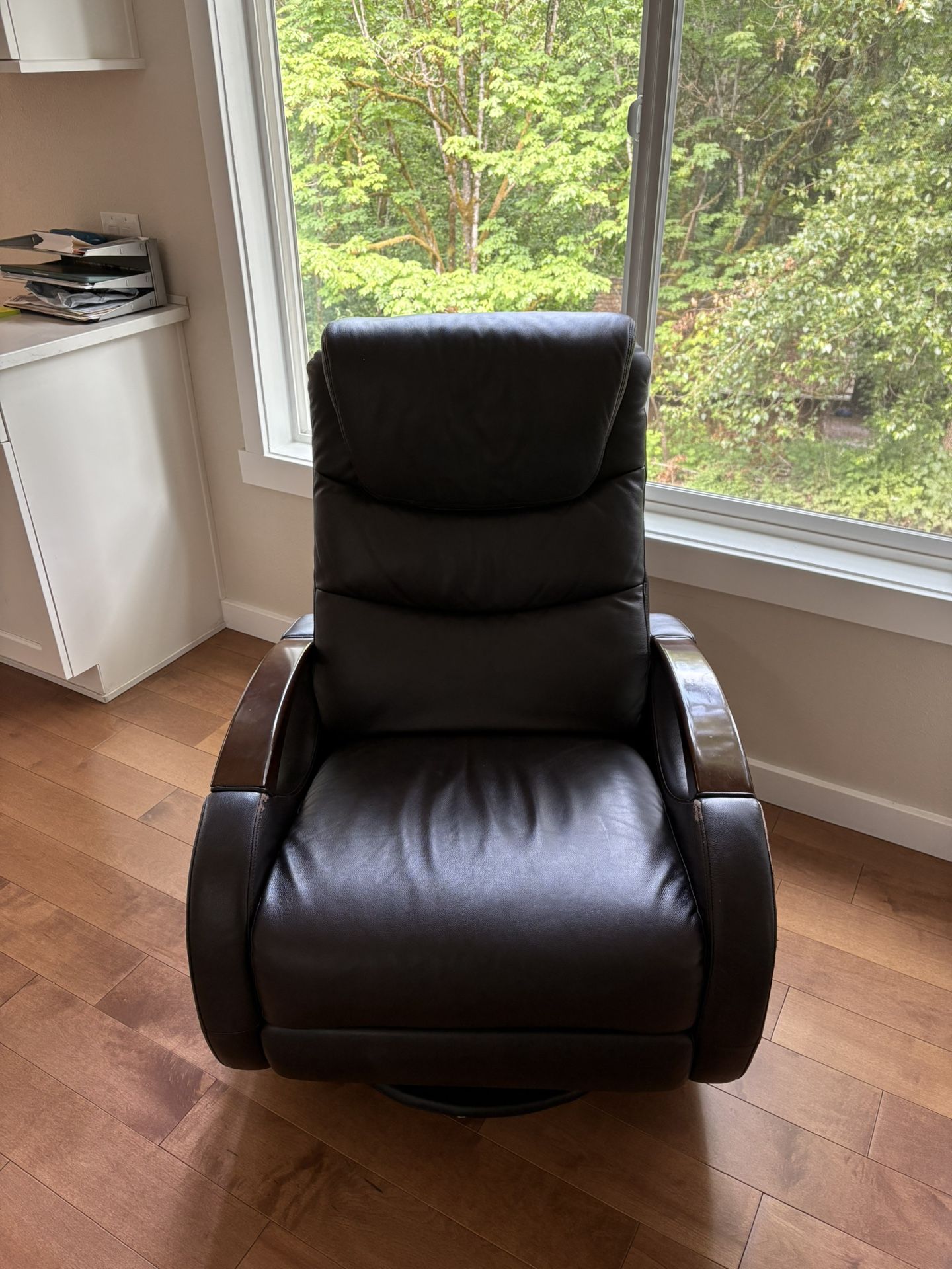 Leather Rocker Recliner Swivel