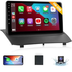 Car Radio for Ford Fiesta 2009-2014 with Wireless CarPlay Android Auto, 2+32G 9inch IPS Touchscreen Car Stereo for Ford with Bluetooth/FM Audio Receiv