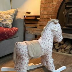 Rocking Horse  - Floral Print 