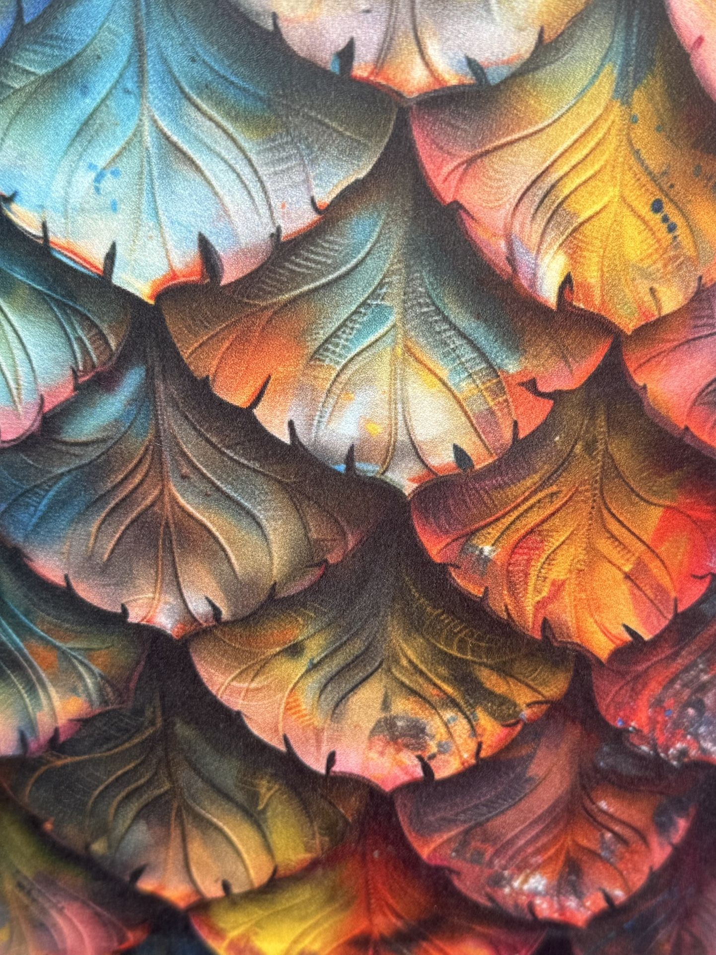 Floor Iron Lamp 5 Foot Tall/ Big Lamp Shade 19”x11”