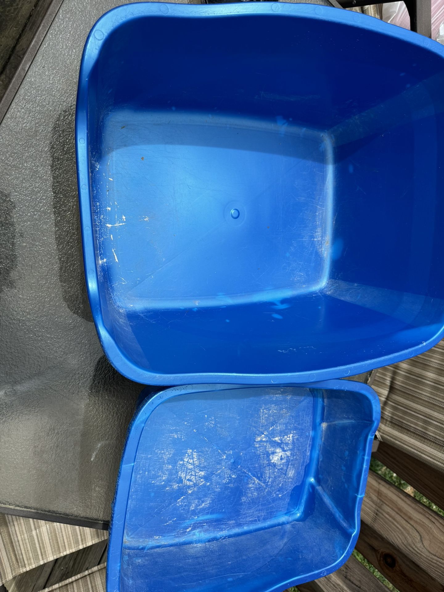 Two Kitty Litter Box