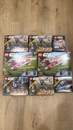 Lego Star Wars sealed brand new sets minifigure clones