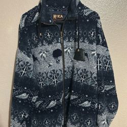 Fleece Zip Up Sweater 