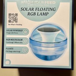 Solar Floating RGB Lamp (#FromYourFeed) Sakar