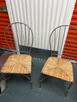 Iron Wicker Chairs