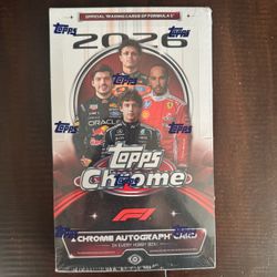 2026 Topps Chrome Formula 1 F1 Hobby Box Factory Sealed