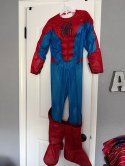 Spider man costume boy 7-8