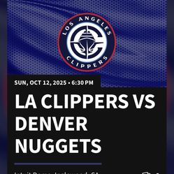 Clippers Tickets