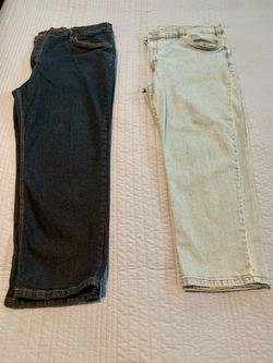 (2) Pair - Mens Jeans / Pants (44 X 28)