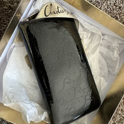 Authentic Christian Dior Zip Up Wallet