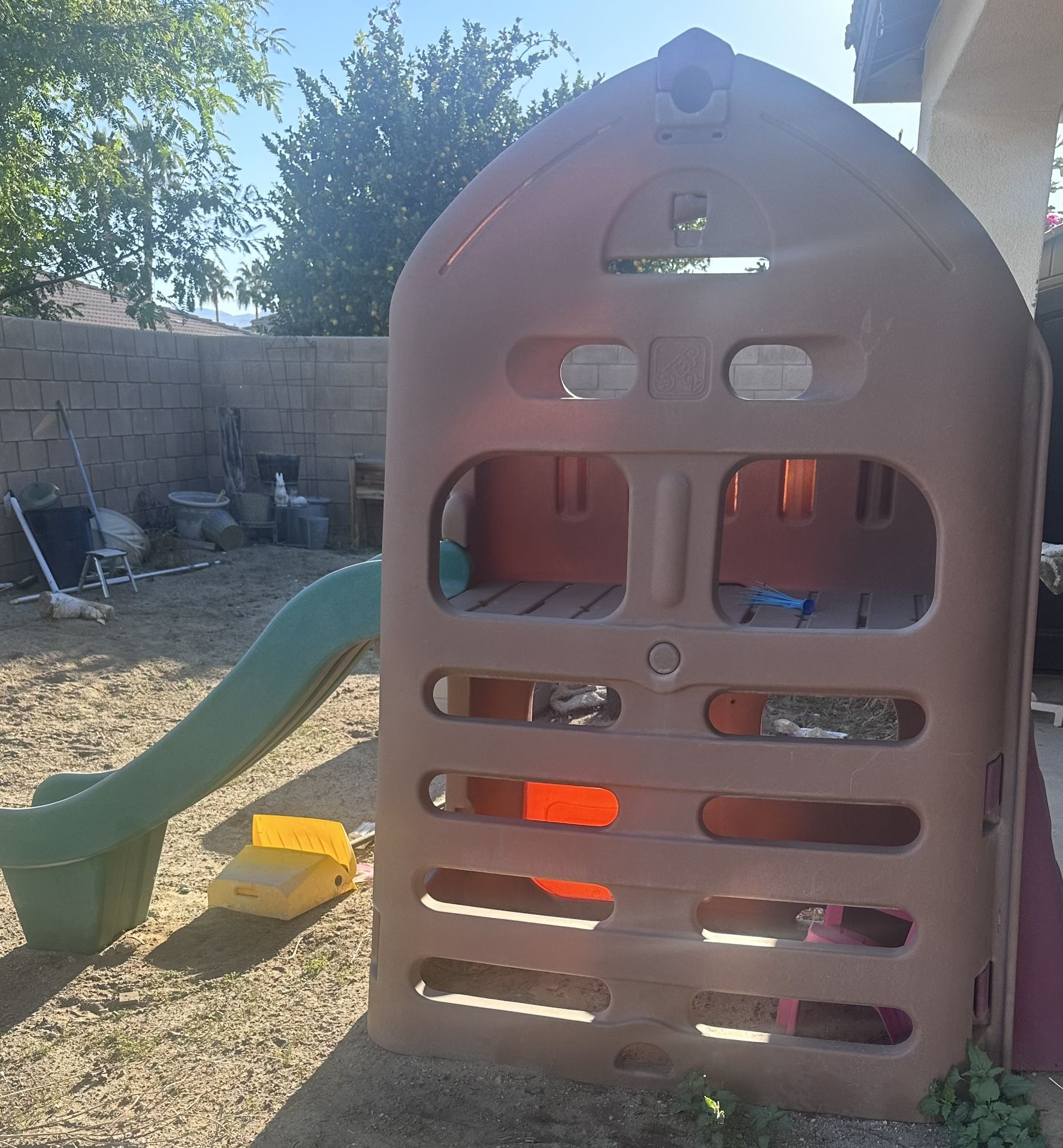 Large Kids Playhouse With Slide