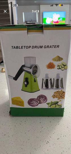 3-in-1 Rotary Cheese & Vegetable Grater