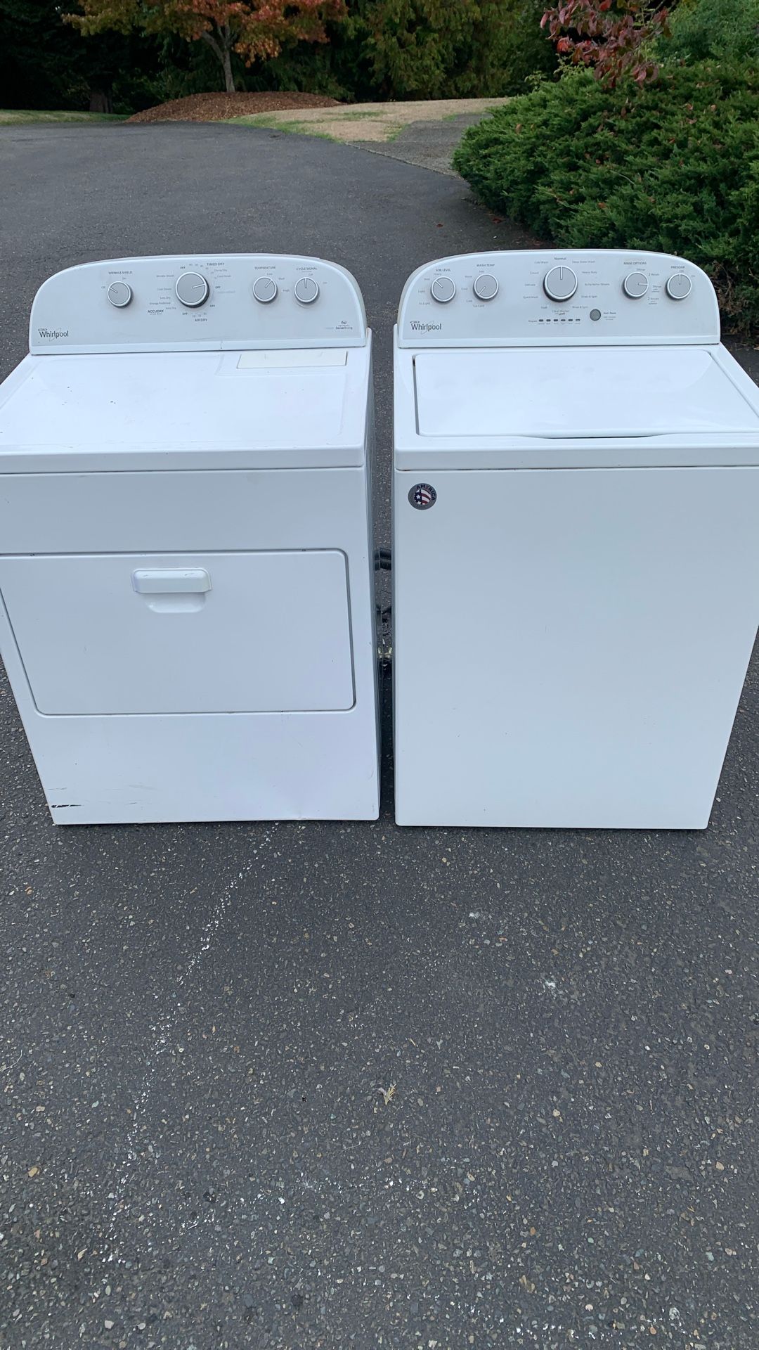 Washer And Dryer Whirlpool  $150