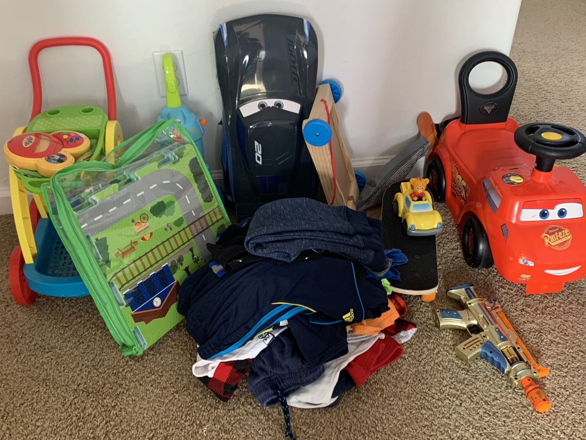 Boys Clothes, Toys, And Cars