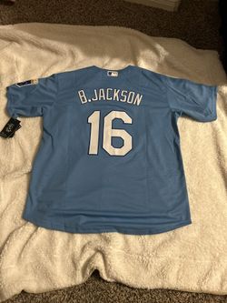 Bo Jackson blue Kansas City Royals Nike jersey size xl 