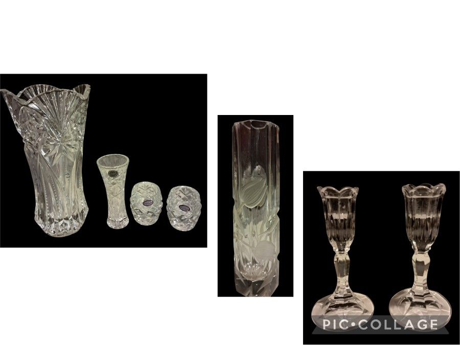 Antique And Vintage Fine Crystal- Moser Karlsbad, Waterford And More