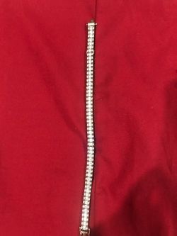 Gold Over Sterling Silver Tennis Bracelet