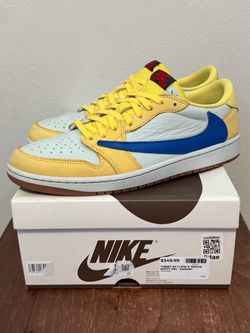 Jordan 1 Travis Scott Canary Size 10M