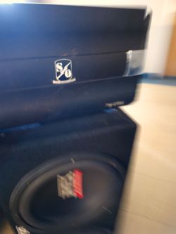 Mtx 12 inch mtx thunder  and Sound Ordinance 4100  amp
