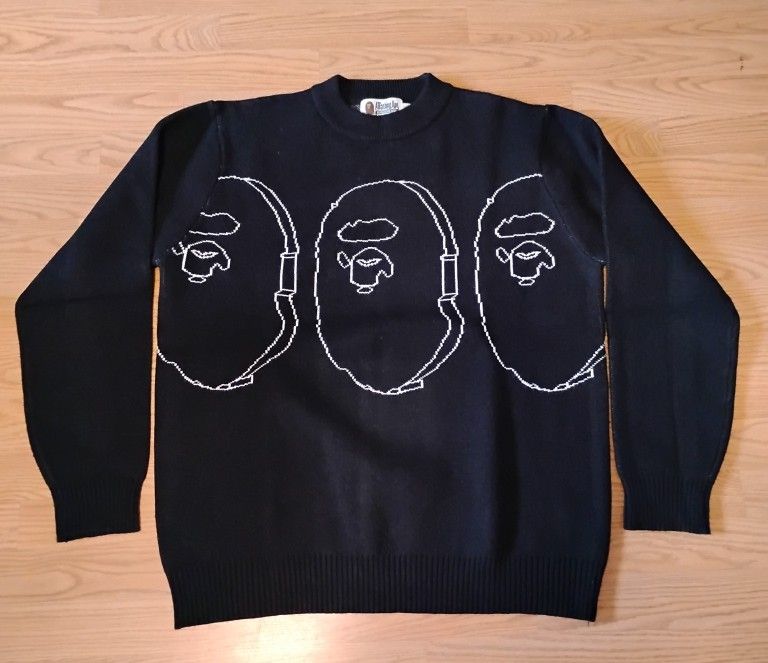 A Bathing Ape BAPE Ape Head size XXL (Fits like XL) 100% Authentic 