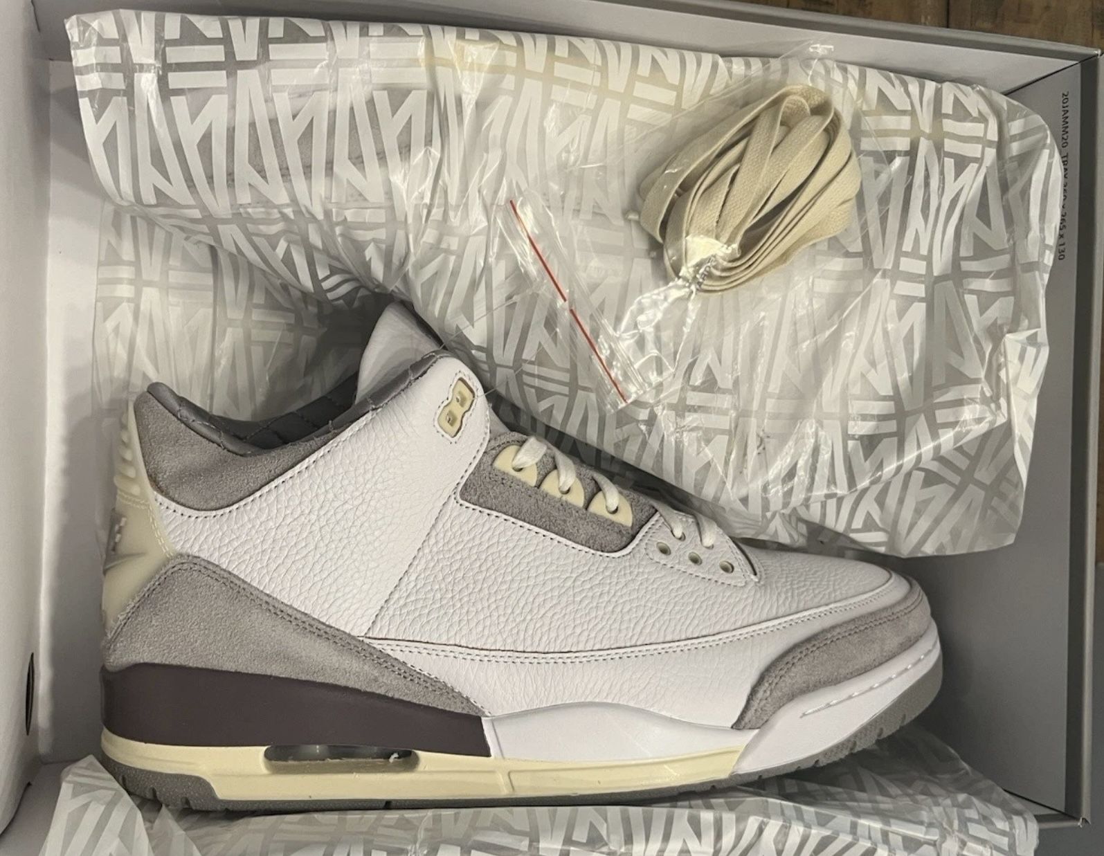 Size 13 Mens / Size 14.5 Womens Jordan 3 A Ma Maniere