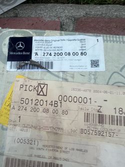 NEW Mercedes-Benz Water Pump – Part # 274-200-08-00-80
