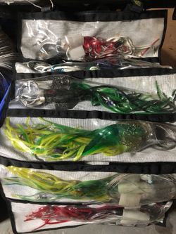 Off shore fishing lures pick up suggested for pricing.