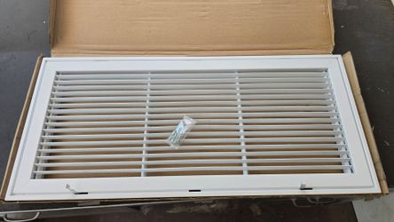 TrueAir 30"x12" HVAC Grille, White