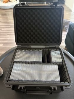 Graded card case storage