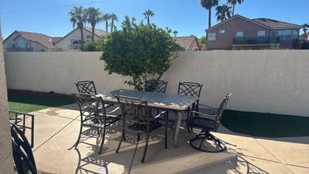 Outdoor table and chairs